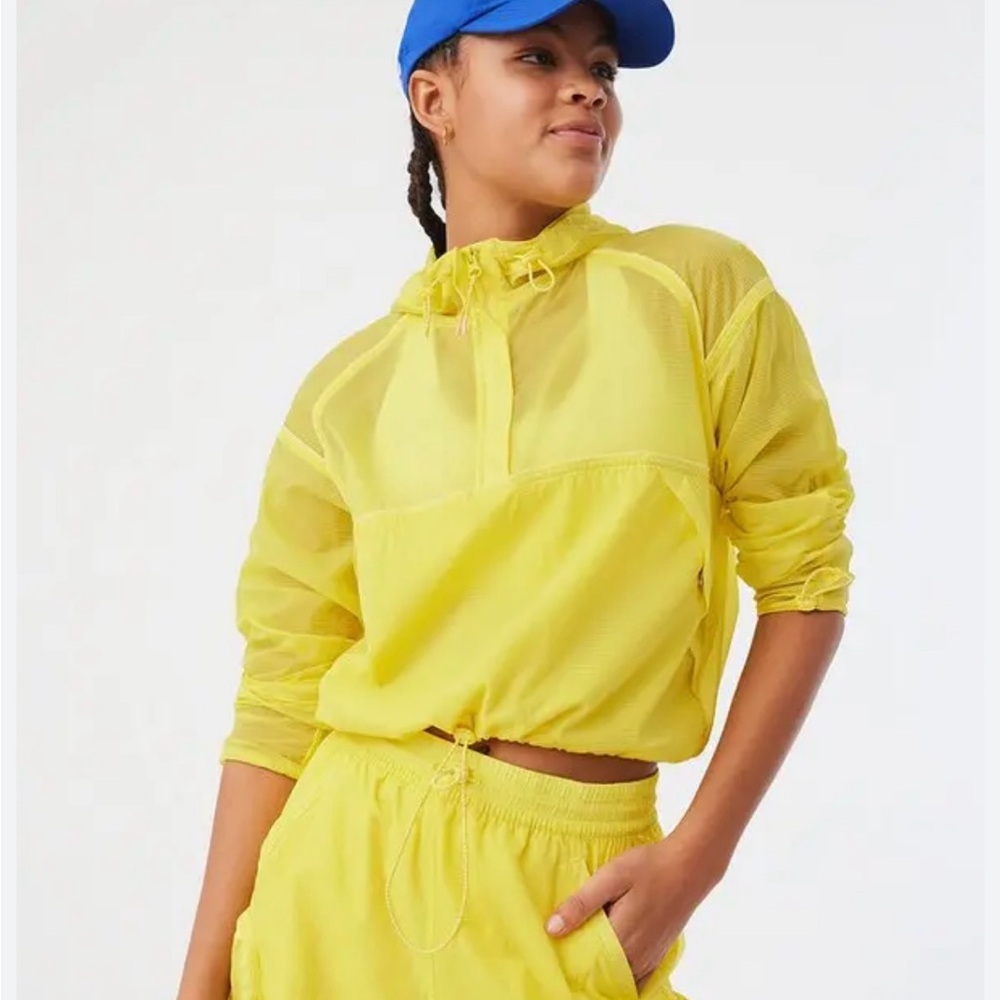New Outdoor voices Limoncello windbreaker jacket xs
